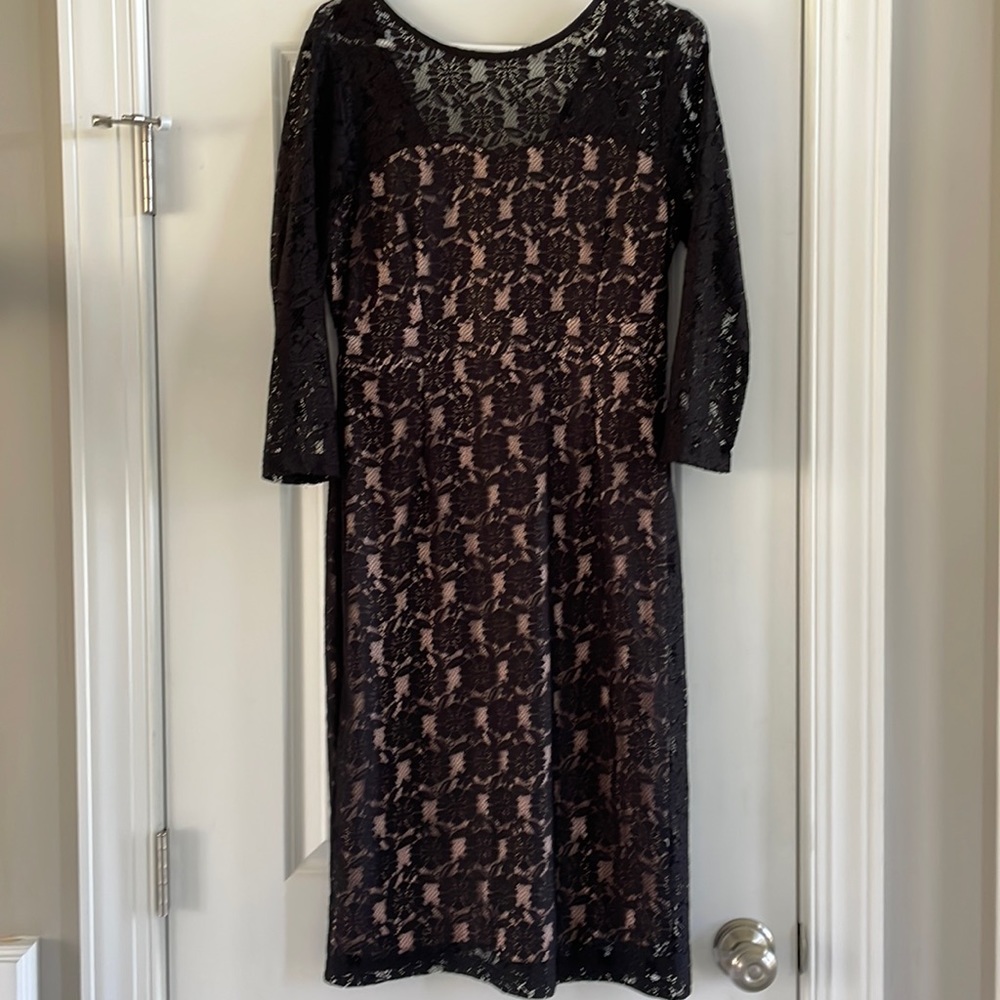 Women’s black lace dress